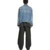 BB Monogram Large Fit Jacke „Blau“ 675208TMW374437