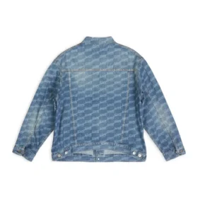 BB Monogram Large Fit Jacke „Blue“ 675208TMW370443