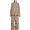BB Monogram Trainingsjacke Regular Fit „Beige-Braun“ 704495TML369378