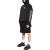 BB Paris Icon Hoodie in mittlerer Passform „Schwarz Weiß“ 570811TMVG69034