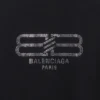 BB Paris Strass-T-Shirt, Medium Fit „Black Faded“ 739784TOVU81055