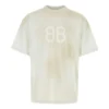 BB Paris Strass-T-Shirt, mittlere Passform „Dirty White“ 739784TOVU69012