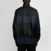 BB Patchwork-Nylon-Windjacke mit durchgehendem Reißverschluss „Navy Black“ 623019TIO544100