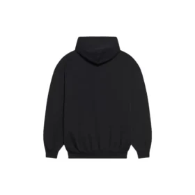 Bb Pixel Fleece-Hoodie mit Kordelzug und langen Ärmeln, schwarz 578135TKVI81070