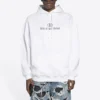 BB Pixel Hoodie in mittlerer Passform „Weiß“ 578135TKVI89040