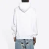 BB Pixel Hoodie in mittlerer Passform „Weiß“ 578135TKVI89040