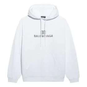BB Pixel Hoodie in mittlerer Passform „Weiß“ 600583TKVI89040