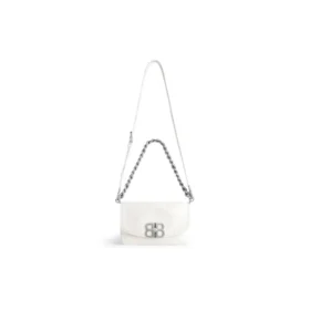 Bb Soft Kleine Umhängetasche mit Klappe „Optic White“ 7485982AAIY9001