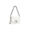 Bb Soft Kleine Umhängetasche mit Klappe „Optic White“ 7485982AAIY9001