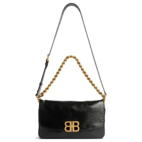 Bb Soft Medium Flap Bag „Black“ 7485962AAIZ1000