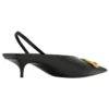 BB Square Knife Slingback-Pumps „Black“ 691740WAWNC1088