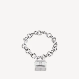 Bb-Vorhängeschloss-Armband in Silber/Antiksilber Bb-Vorhängeschloss-Armband in Silber/Antiksilber