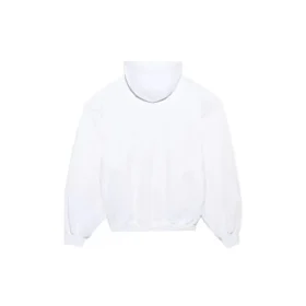 Bedruckte Unisex-Sportkapuzenjacke, Weiß 641679TJVI69040