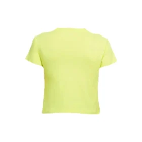 Bedrucktes BB-Shirt mit kurzen Ärmeln, gelb 583224TFV657072