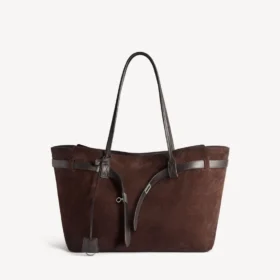 Bel Air Damen-Tasche, groß, in Hell-Espresso
