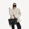 Bel Air Tote Bag für Damen, mittelgroß, in Schwarz