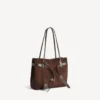 Bel Air Tote Tasche für Damen, mittelgroß, in Hell-Espresso Bel Air Tote Tasche für Damen, mittelgroß, in Hell-Espresso