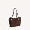 Bel Air Tote Tasche für Damen, mittelgroß, in Hell-Espresso Bel Air Tote Tasche für Damen, mittelgroß, in Hell-Espresso