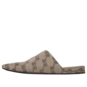 Bequeme Pantoletten „BB Monogram Brown“ 636605W2I103020