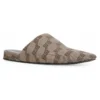 Bequeme Pantoletten „BB Monogram Brown“ 636605W2I103020