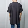 Übergroßes, gewaschenes Interlock-BB-T-Shirt „Navy Black“ 583214TFV658060