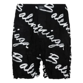 Bermudashorts mit Scribble-Logo „Black“ 672410TML131070