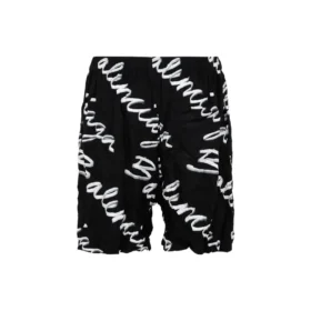 Bermudashorts mit Scribble-Logo „Black“ 672410TML131070