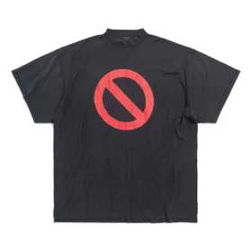 Bfrnd Series Inside-out Oversized-T-Shirt „Black Faded“ 787358TQVG81083