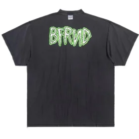 Bfrnd Series Inside-out Oversized-T-Shirt „Black Faded“ 787358TQVG81083