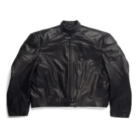 Bikerjacke Oversized „Schwarz“ 744983TOS141000