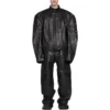 Bikerjacke Oversized „Schwarz“ 744983TOS141000