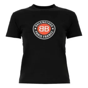 BLogo-Aufdruck, Kurzarm, Schwarz 612964TJVD61000