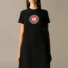 BLogo-Aufdruck, Kurzarm, Schwarz 612964TJVD61000