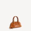 Bolero-Bowling-Tasche für Damen, Mini, in Hellbraun „Cowboy“