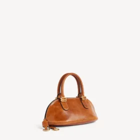Bolero-Bowling-Tasche für Damen, Mini, in Hellbraun „Cowboy“