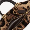 Bolero-Bowlingtasche für Damen, Mini, in Beige/Mokka