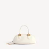 Bolero-Bowlingtasche Mini für Damen in Creme