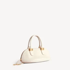 Bolero-Bowlingtasche Mini für Damen in Creme