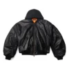 Bomberjacke mit Kapuze „Black“ 750953TOS171000