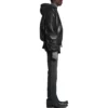 Bomberjacke mit Kapuze „Black“ 750953TOS171000