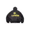 Bomberjacke mit Kapuze „Black“ im Tape Type-Stil 791103TPO041000