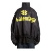 Bomberjacke mit Kapuze „Black“ im Tape Type-Stil 791103TPO041000