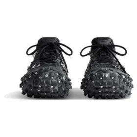 Bouncer Screw Sneaker „Black Mesh and Nylon with Piercing“ 685613W2RAG1081