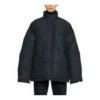 Boxy-Daunenjacke „Schwarz“ 725325TNO091000