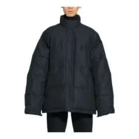 Boxy-Daunenjacke „Schwarz“ 725325TNO091000
