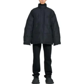 Boxy-Daunenjacke „Schwarz“ 725325TNO091000