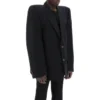 Boxy-Jacke „Schwarz“ 790795TKT281000