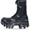 Bulldozer Schnürstiefel „Black Outline Calfskin“ 672502WBEF21090