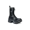 Bulldozer Schnürstiefel „Black Outline Calfskin“ 672502WBEF21090
