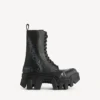 Bulldozer-Stiefeletten für Herren in Schwarz
